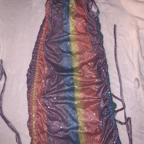 Shane Justin Rainbow Diamond Dress - Picture 11 of 12